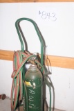 Cutting Torch Rig with Cart and Bottles