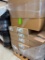 pallet of tie wire and yarn rolls