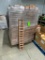 large pallet of mahogony wood trellises