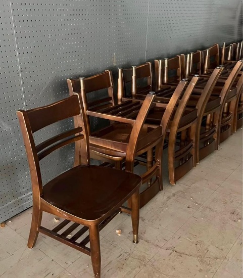 8 - vintage old school chairs