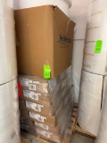 pallet of tie wire and yarn rolls