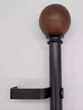 pallet of 72 pcs new curtain rod, rods are 1'' x 50'' minimum and 144'' max length LEONA LYLA ball