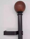 pallet of 80 pcs new curtain rod, rods are 1'' x 50'' minimum and 144'' max length LEONA LYLA ball