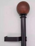 pallet of 80 pcs new curtain rod, rods are 1'' x 50'' minimum and 144'' max length LEONA LYLA ball