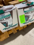 8 new tarps 12ft x 20ft medium duty