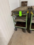 tool cart 25''x42''x41'' high with wheels and brakes