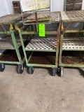 tool cart 25''x42''x41'' high with wheels and brakes