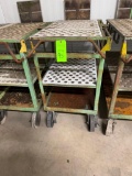 tool cart 25''x42''x41'' high with wheels and brakes