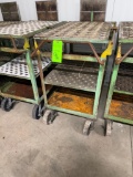 tool cart 25''x42''x41'' high with wheels and brakes