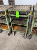 tool cart 25''x42''x41'' high with wheels and brakes
