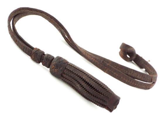 Imperial Japanese WWII  Army Nco Officers Leather Sword Knot