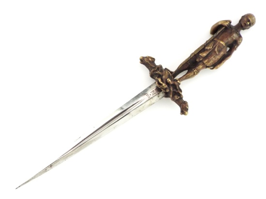 Rare 19th C. English Ixl Dagger By George Wostenholm & Son, Washington Works. With A Fabulous Americ