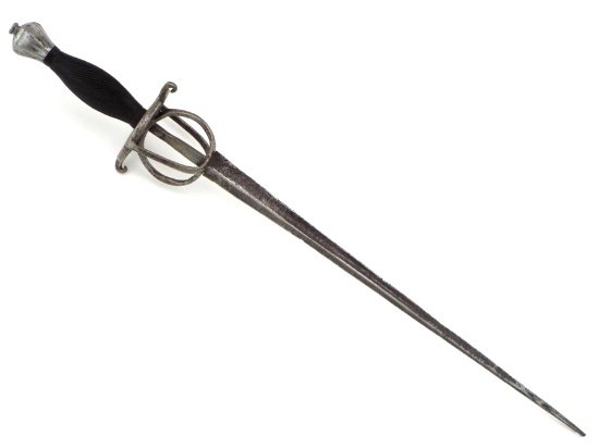 Unusual 17th -18th C. French Italian Or Spanish Left Hand Dagger With Complex Blades-catcher Guard O
