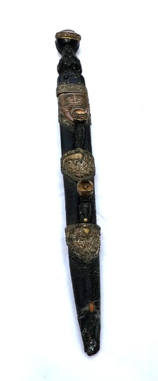 Spectacular Battle Grade Scottish Victorian 71st Highlanders Highland Light Infantry Regimental Dirk