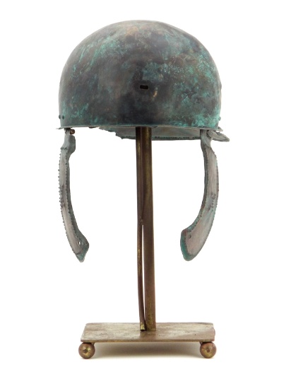 Nice Bronze Roman Troopers Galea Or Cassis Helmet Of 4th Century Bc To 3rd Century Ad Era Style With