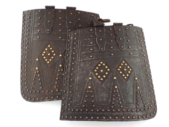 Fine Quality 17th C. English Cromwellian Civil War Era Pikeman's Armor Skirt With Elaborate Iron And