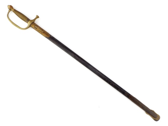Very Good American Civil War Musician Battle Sword By Ames Chicopee Dated 1862