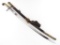 Early 19th C. Ottoman Shamshir With Gold Decorated Hilt, Mounts On The Scabbard