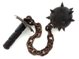 Medieval Style Victorian Heavy Spiked Ball & Chain Flail Morning Star