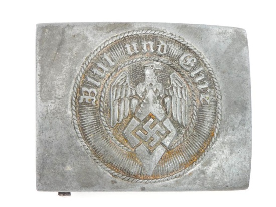 German Wwii Hy Belt Buckle Rzm 4/44 By Paul Kramer & Co.