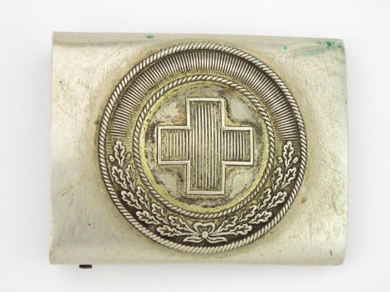 German Wwii Red Cross Medical Belt Buckle
