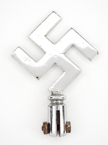 German Wwii Swastika Finial For Car Pennant.