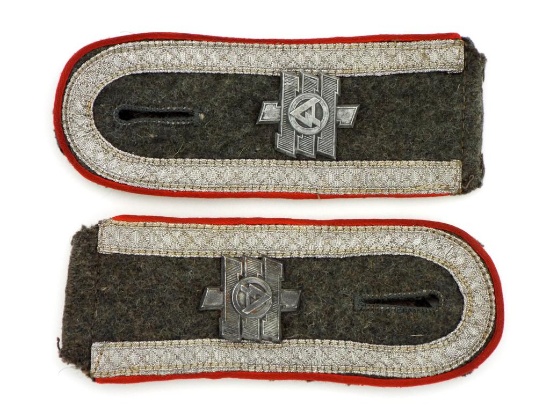 Scarce German Wwii Assault Artillery Sa Feldherrnhalle Officers Shoulder Boards