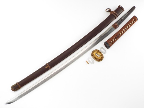 Japanese Wwii Old Family Samurai Blade In Type 98 Mounts
