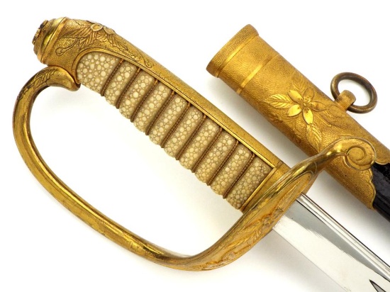 Imperial Japanese Wwii Navy 1883 Pattern Parade Sword