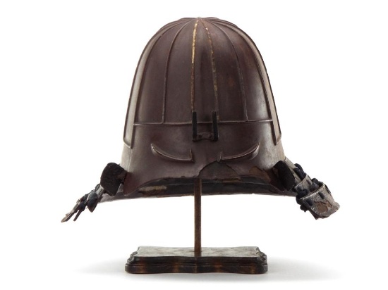 Japanese Early Edo Suji-bachi Kabuto Helmet