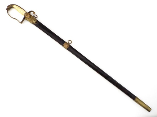 American War Of 1812 To Civil War Eagle Head Officer's Sword