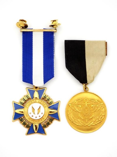 Honduran Air Force Medal And Brazilian Naval Medal