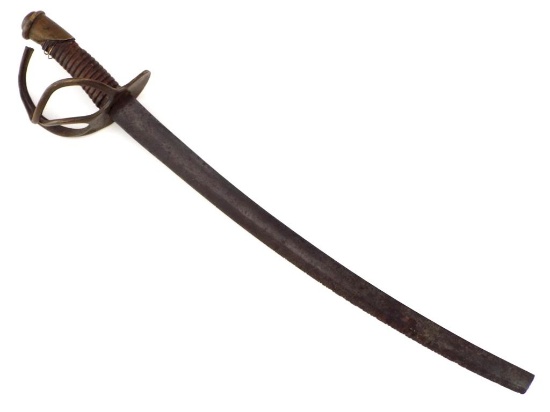 American Civil War Confederate Cavalry Sword With Broken Blade