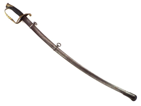 America Civil War Army Officers Sword By Horstmann Philadelphia Brass Hilt