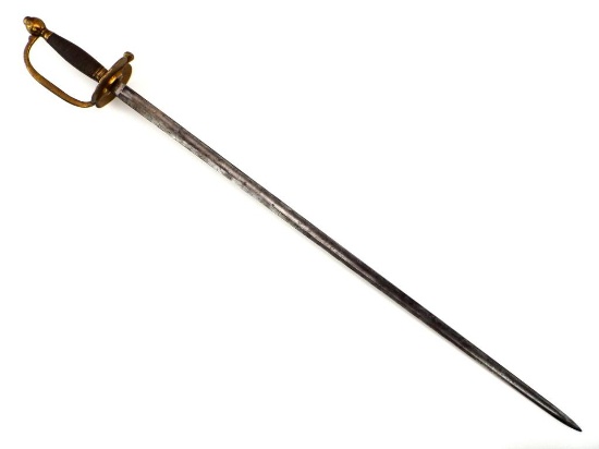 American Civil War Nco Officers Sword Dated 1861 Maker Marked