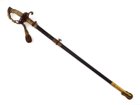 American Wwii Era Naval Officers Navy Dress Sword