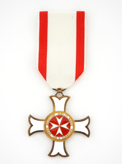 Pro Merito Melitensi Civil Order Of Malta Medal
