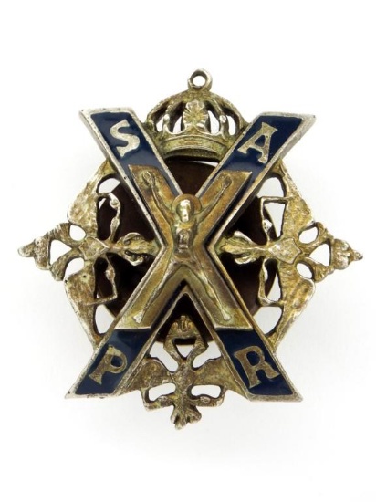Imperial Russia Badge Of The Life Guards Preobrazhensky Regiment 1909