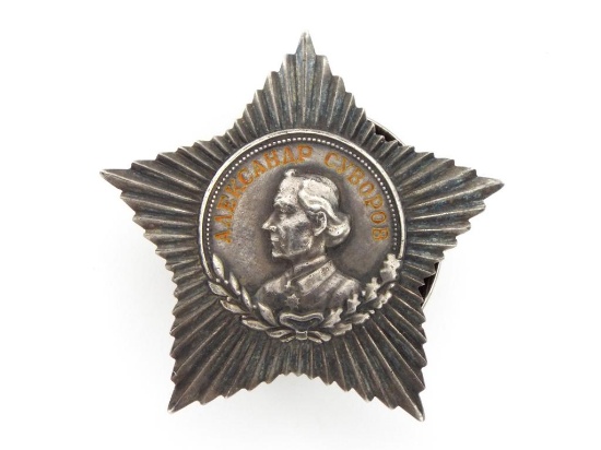 Very Desirable Soviet Order Of Suvorov 3rd Class #9298