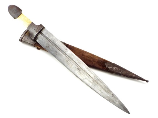 Rare 19th C. Massive Russian Imperial Royalty Zlatoust Hunting Knife