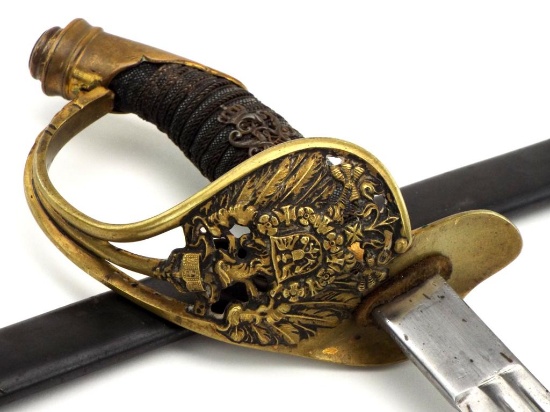 Super Rare Imperial German Colonial Officers Sword M89 By Horster Solingen