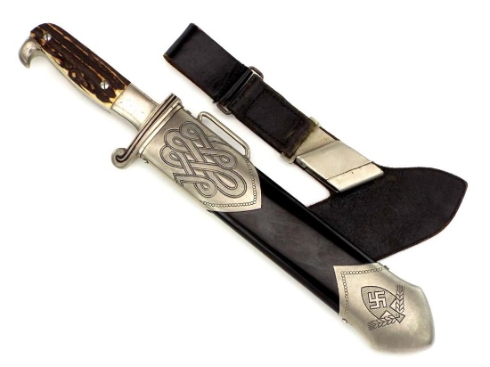 Mint German Wwii Rad Hewer With Hanger By Eickhorn Solingen