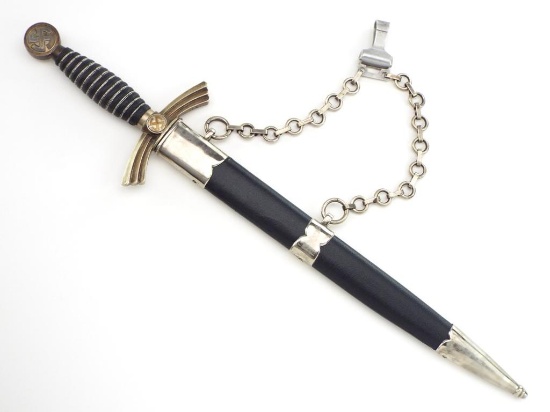 Excellent German Wwii 1st Model Luftwaffe Dagger By Smf Solingen
