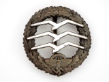 Scarce German Wwii Nsfk Glider Pilotâ€™s Badge.