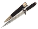 Extra Fine French Napoleonic Naval Dirk, High Ranking Navy Officer Dagger With Exhibition Grade Pier