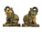 Antique Pair Cast Iron Elephant