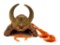 Japanese Samurai Cast Iron MINIATURE Helmet Kabuto