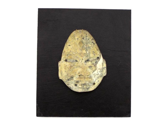 Chinese Antique Stone Head, Shamanic Transformation