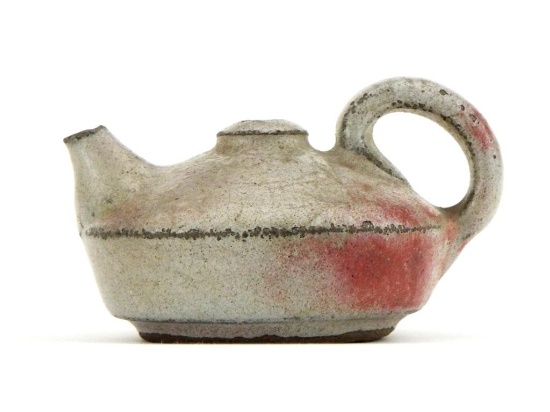Antique Japanese Small Pottery Teapot