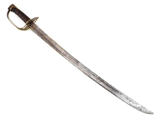 Uncommon French Revolution Era Infantry Officerâ€™s Sword With Turning Foldable Guard